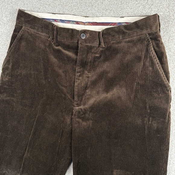 Vintage Polo Ralph Lauren Corduroy Pants Men's 36x32 Classic Fit Brown Thick - Picture 1 of 6